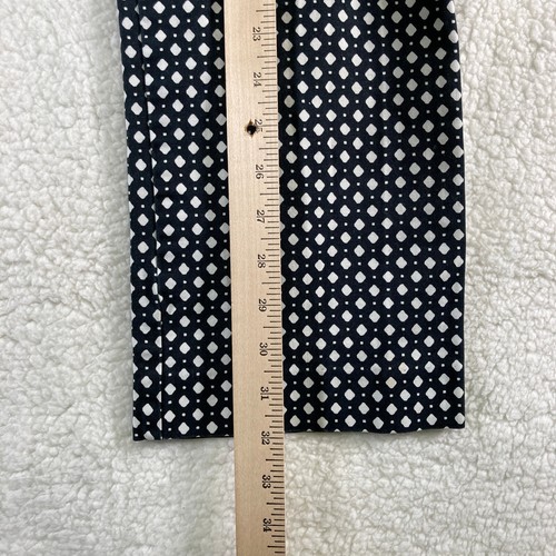 J Crew Black & White Chino Pants Women Classic Twill, City Fit, Size 8 - Picture 6 of 8