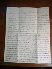 Reading, Massachusetts Civil War Letter Battle of Williamsburg - Lincoln comment