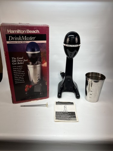 Hamilton Beach DM01 65210 Drink Master Classic Milkshake Maker Mixer Black