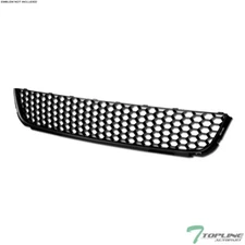 Topline For 2010-2014 VW Golf Mk6 Honeycomb Mesh Lower Bumper Grille - Matte Blk