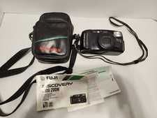 Fuji Discovery 1000 zoom film camera Vintage With Carry Case Manual Etc