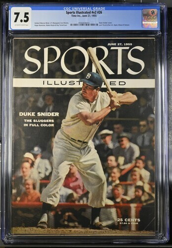 Sports Illustrated June 1955 Newsstand Duke Snider RC FIRST 