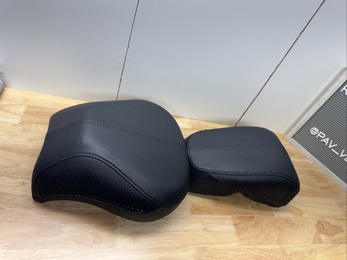 Genuine OEM Harley Davidson Motorcycle Touring Seat RDW-92/61-0067 HD 2 pc - Picture 2 of 10