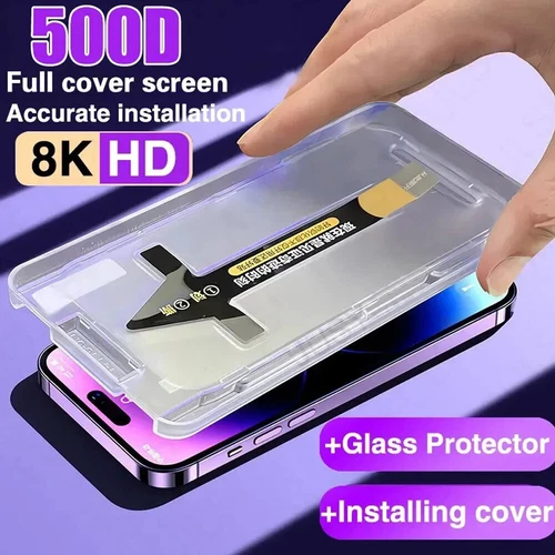 For iPhone 16 15 14 13 12 11 Pro Max Tempered Glass Full Cover Screen Protector - Picture 16 of 19