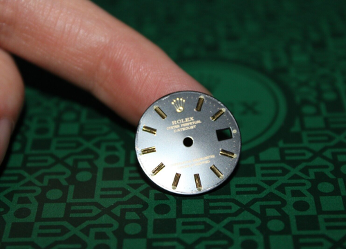 Rolex Lady Datejust 26 mm di fabbrica quadrante nero a bastone parte T SwissT 6917 69173 - Foto 2 di 6