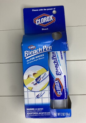 Clorox Bleach Pen Gel Laundry Household Net  2.0 Fl Oz  Dual Tipped Discontinued