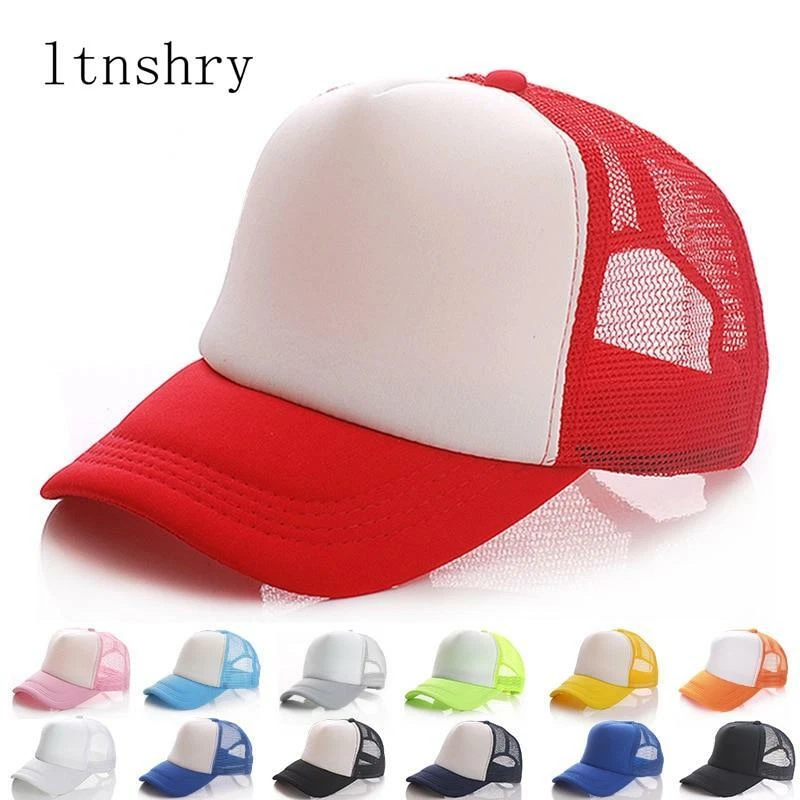 Wholesale men hat Net cap sadjustable Adult Outside Mesh Trucker Hats Men  Women