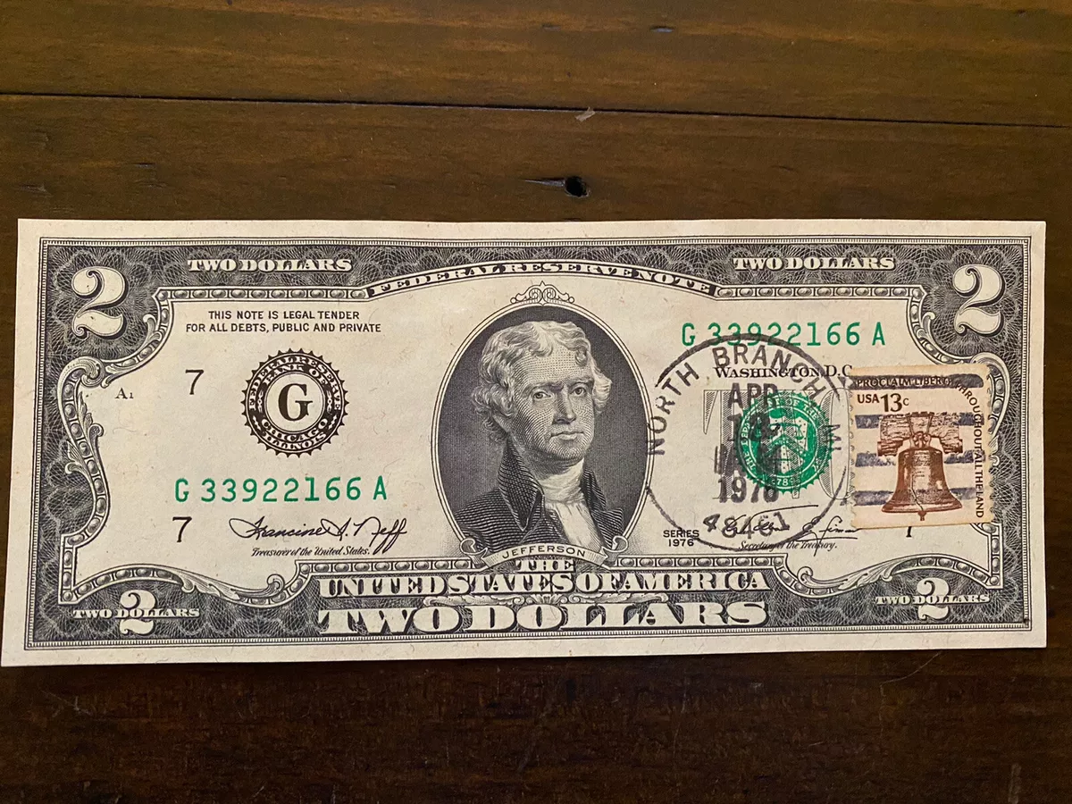 1976 2 2024 dollar bill