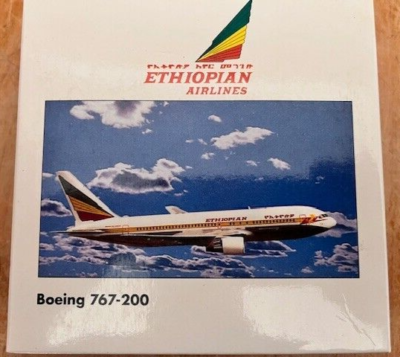Herpa Wings 1:500 Ethiopian Airways Boeing 767-200 MIB 504201