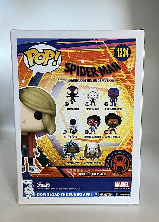 HAILEE STEINFELD SIGNED GWEN STACY SPIDER-MAN FUNKO POP BAS