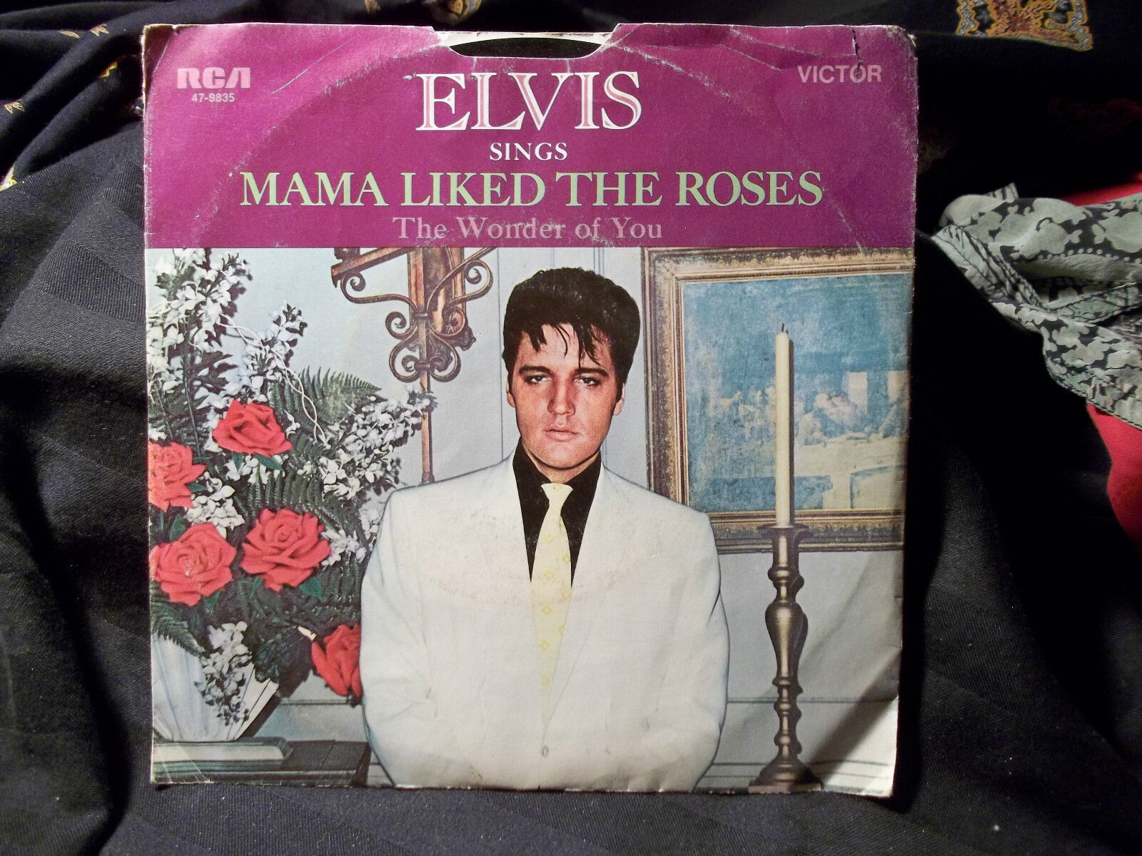 ELVIS PRESLEY MAMMA LIKE THE ROSES / THE WONDER OF YOU 45 VINILE