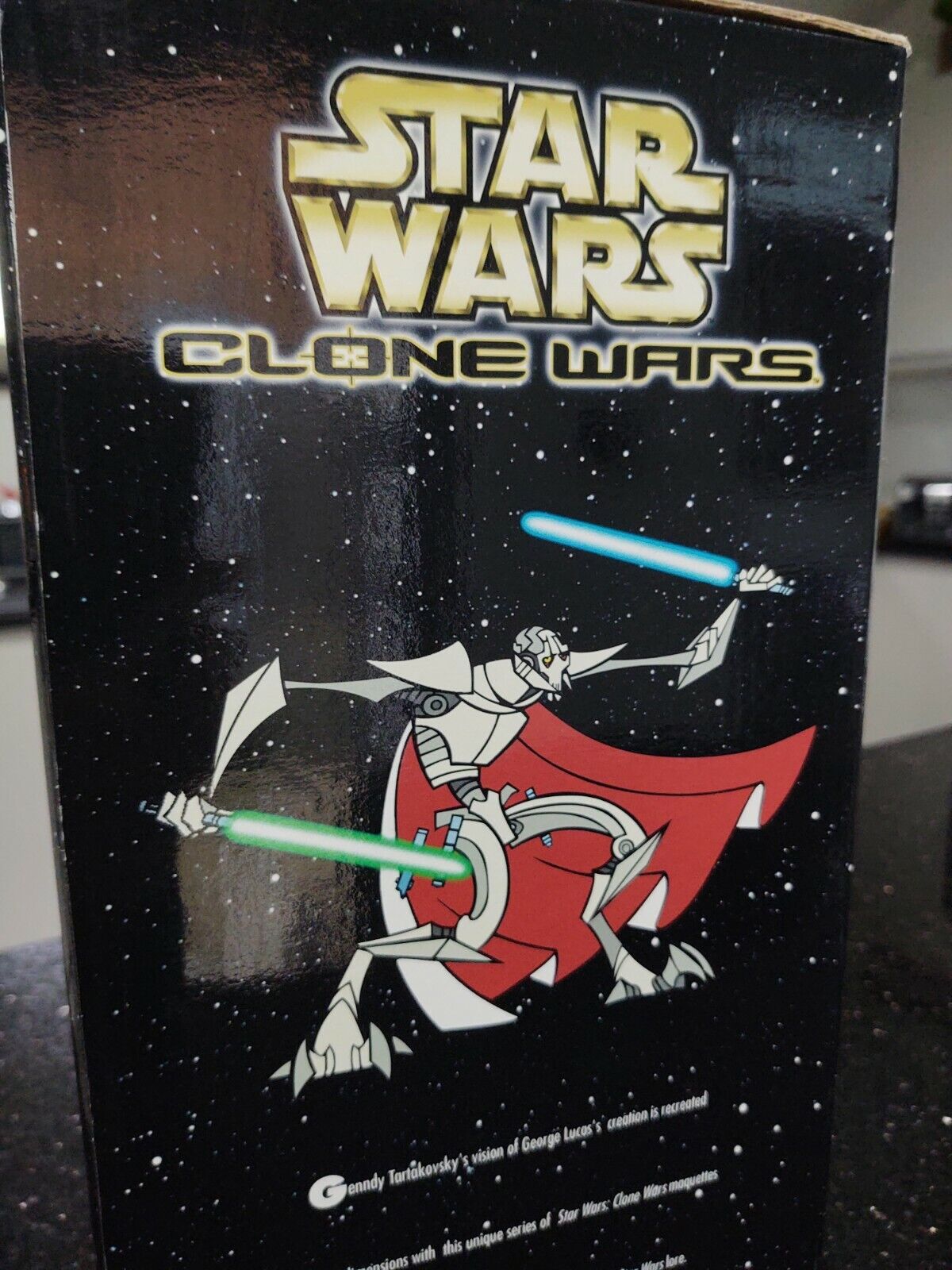 Gentle Giant General Grievous Star Wars Clone Wars Animated Statue 3500 NEW SEAL - Picture 7 of 10