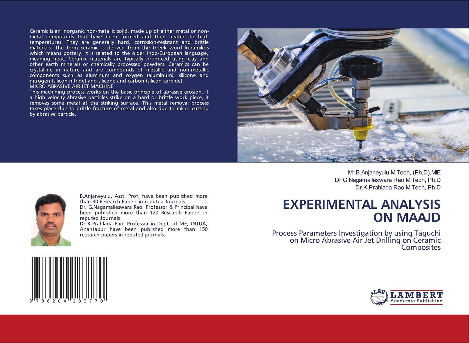 Thumbnail - M. Tech (u. A.) | Experimental Analysis On Maajd | Taschenbuch |