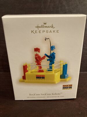 ROCK'em SOCK'em ROBOTS Hallmark Ornament 2007 NIB