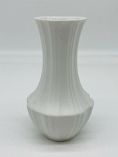 TISCHVASE BISKUIT PORZELLAN BAVARIA INNEN GLASIERT HÖHE 16,5cm