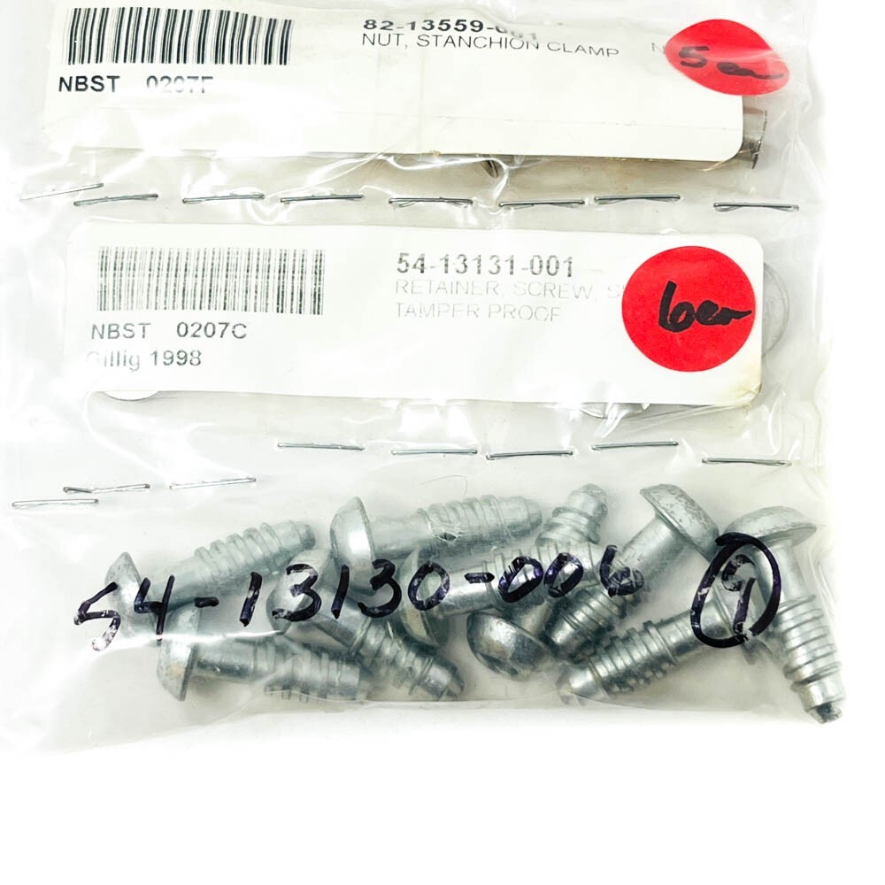 4 pack Gillig Hardware 54-13132-001, 82-13559-001, 54-13131 4 pack Gillig Hardware 54-13132-001, 82-13559-001, 54-13131