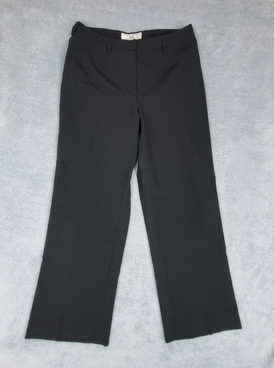 【美品】vintage Armani wool wide slacks Wool Wide Leg Pants by Emporio Armani | Rent the Runway