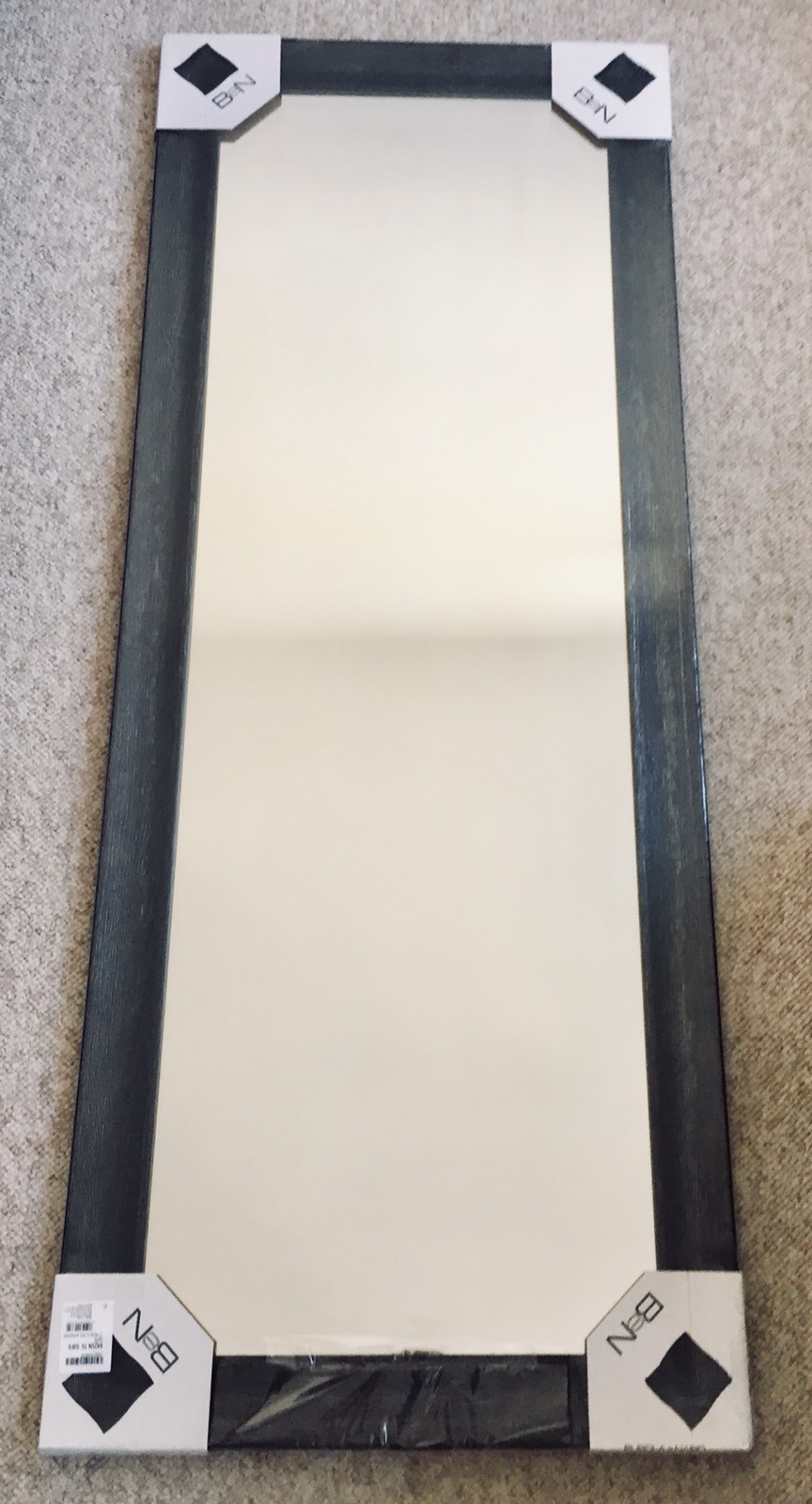 Grand miroir 165x64cm pour habiller un grand mur vide avec élégance