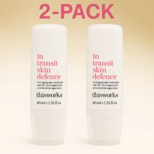 2-Pack Thisworks In Transit Skin Daily Moisturiser 1.35 fl oz / 40ml New In Box
