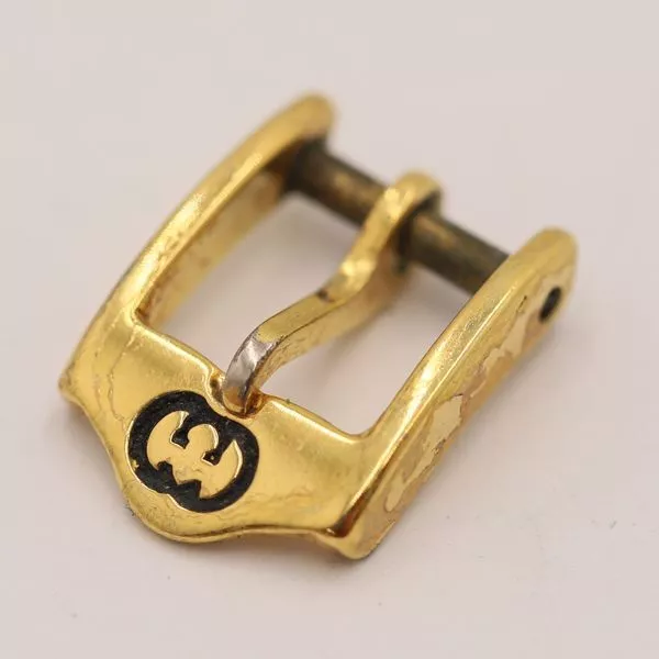 Bracelet de montre bracelet pour femme GUCCI boucle authentique pièces couleur or 9 mm #1