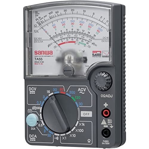 Sanwa Electric Meter Analog Multi Tester Automobile Measurement Compatible TA-55
