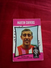 MARTIN CHIVERS 1968 SOUTHAMPTON FOOTBALL CLUB STAR PLAYERS A & BC CARD # 43 SFC 