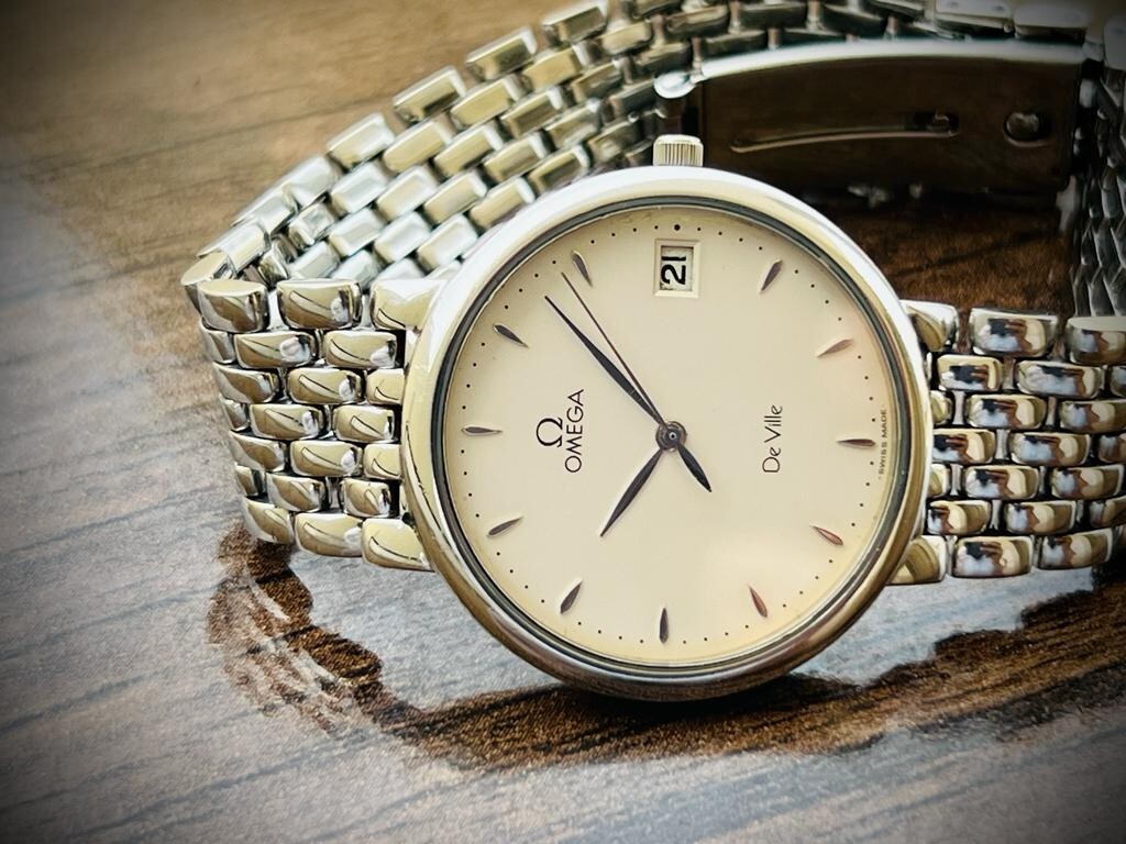 Vintage Omega De Ville Quartz Swiss Watch 32mm Perfect | eBay Vintage Omega De Ville Quartz Swiss Watch 32mm Perfect | eBay