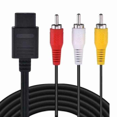 AV AUDIO VIDEO A/V CABLE CORD WIRE TV GAME HTE CABLE FOR NINTENDO 64 SNES - Picture 4 of 7