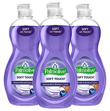 Palmolive Ultra Soft Touch Dish Soap, Almond Milk and Blueberry 3 Pk. 8 fl Oz