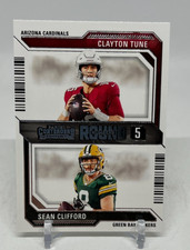 2023 Panini Contenders Clayton Tune / Sean Clifford Round Numbers #21 (RC)