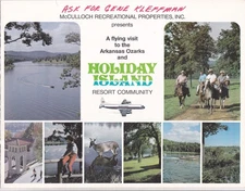 1971 Holiday Island Resort Community Property Prospectus Brochure