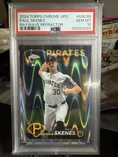 2024 Topps Chrome Update Raywave Refractor #88 Paul Skenes RC Gem Mint PSA 10
