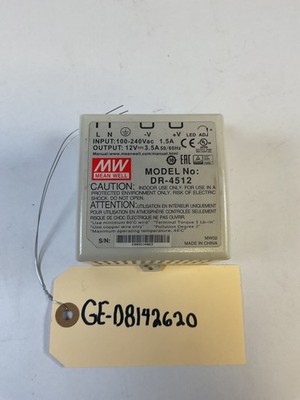 Mean Well DR-4512 A DIN-Rail Power Supply Box For Control Panels