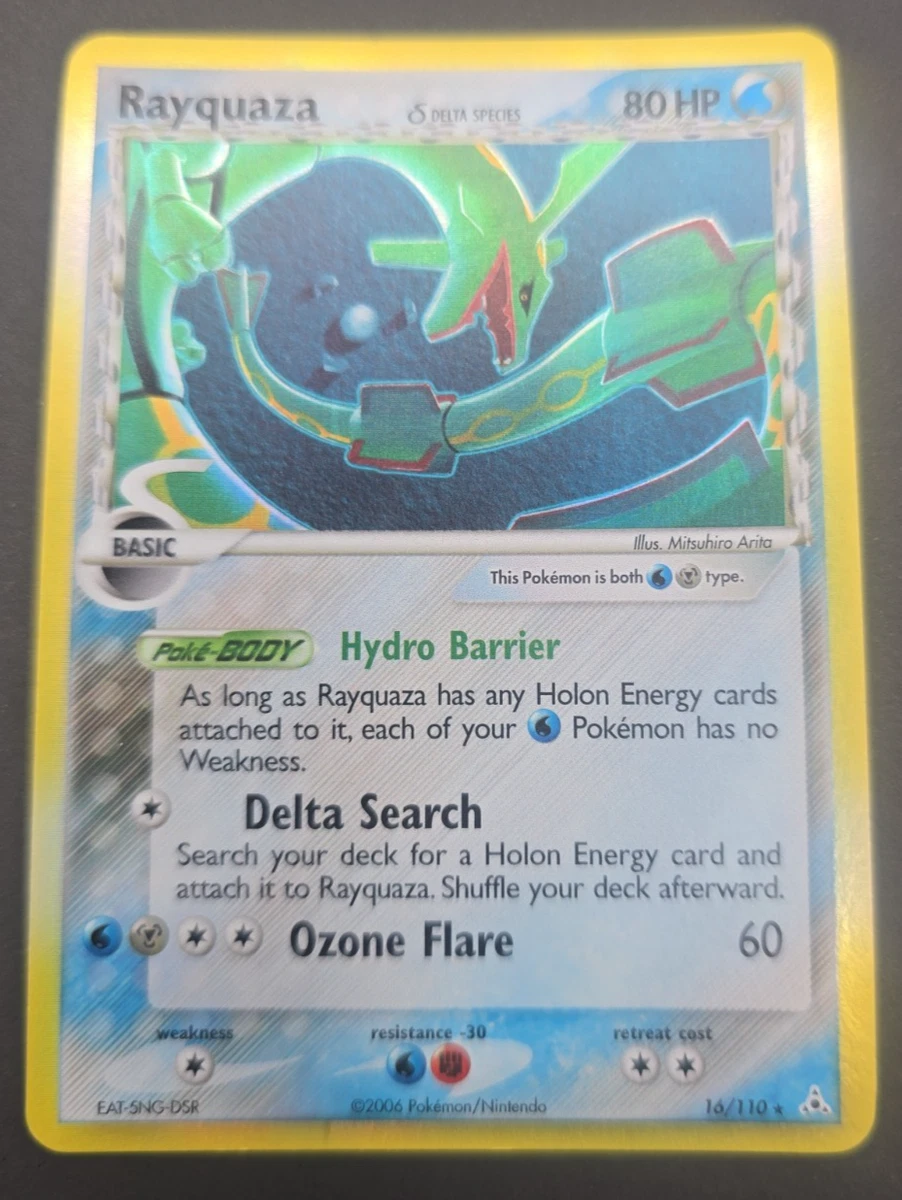 Rayquaza Pokémon TCG Holo Rare Individual Collectible Card Game