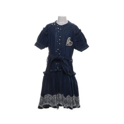 Ofra, Jeanskleid, Größe: ONE SIZE, Blau/Weiß, Denim, Mädchen #d84
