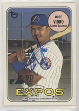 2019 Topps Archives 50th Anniversary of the Montreal Expos Jose Vidro Auto 0ol8