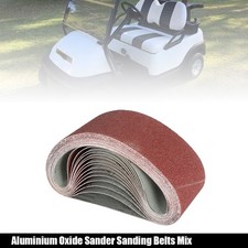 4 Inch x 24 Inch Mix 40 80 120 Grits Aluminium Oxide Sander Sanding Belts 15 Pcs