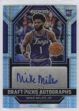 2023-24 Panini Prizm Draft Picks Hyper Mike Miles Jr #DPA-MMJ Auto 0v2h