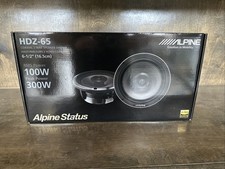 Pair Alpine Status HDZ-65 Hi-Res 6.5  300 Wat...