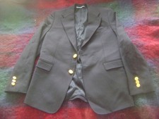 VINEYARD VINES BOY'S 10 ALL NAVY VIRGIN WOOL DOUBLE VENT BLAZER,FREE VV TIE; EXC