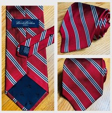 Brooks Brothers Makers Merchants Men s Silk Repp Tie Made in USA