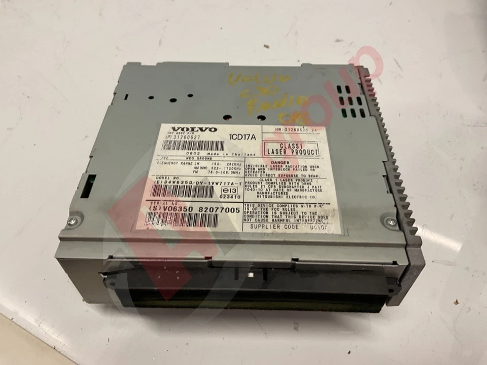 VOLVO C30 CD PLAYER CONTROL PANEL DISPLAY SCREEN 2010-2013  30672565 - Image 4 of 4