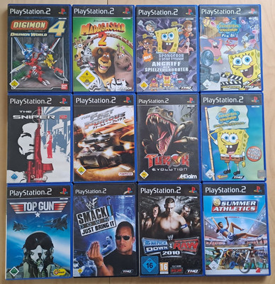 12 Playstation 2 PS2 Spiele Konvolut Retro Sony - getestet
