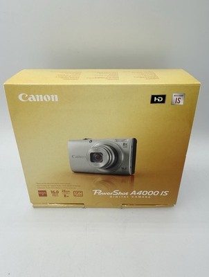 Canon PowerShot A4000IS HD16MP  8x Point Shoot Digital Camera Bundle