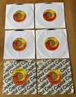 The BEATLES :JOB LOT X 6 USA CAPITOL RECORDS SINGLES