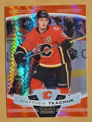Matthew Tkachuk 2019-20 O-Pee-Chee OPC Platinum Red Prism  #131 /199!
