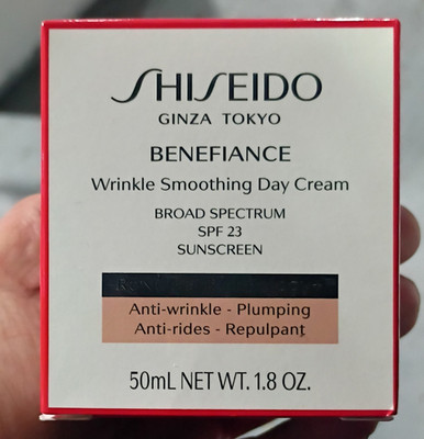 Shiseido Benefiance Wrinkle Smoothing Day Cream SPF 23 50mL Hydrating