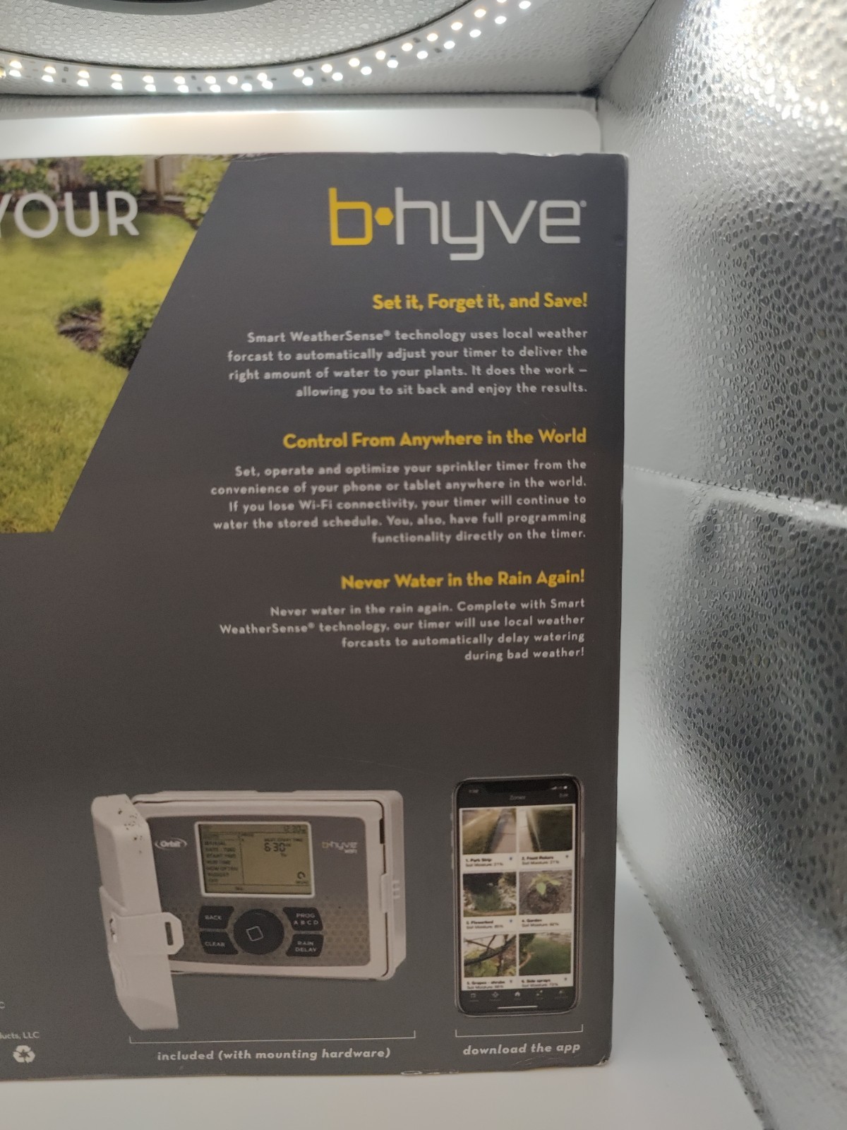 Orbit 57946 B-hyve Indoor/Outdoor 6 Station WiFi Sprinkler Controller NEW