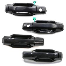 4Pcs Front Rear Left Right Exterior Door Handle Black for Kia Sorento 2003 2009
