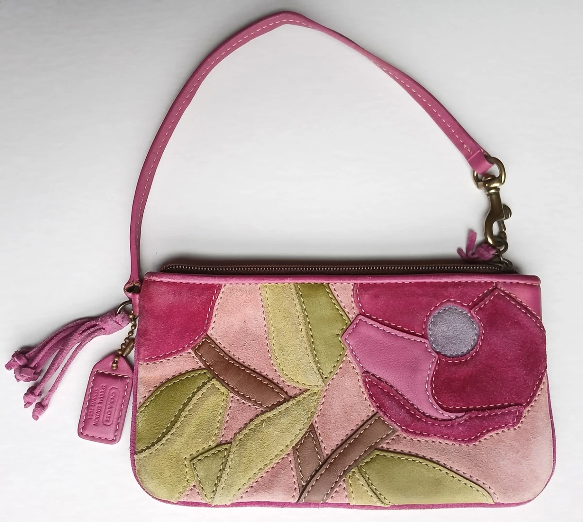 Coach Poppy Floral Suede Exterior Bags & Handbags for Women for